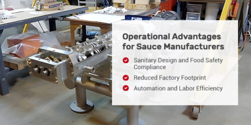 operational advantages for sauce manufacturers