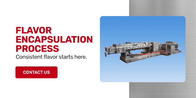 Flavor encapsulation process